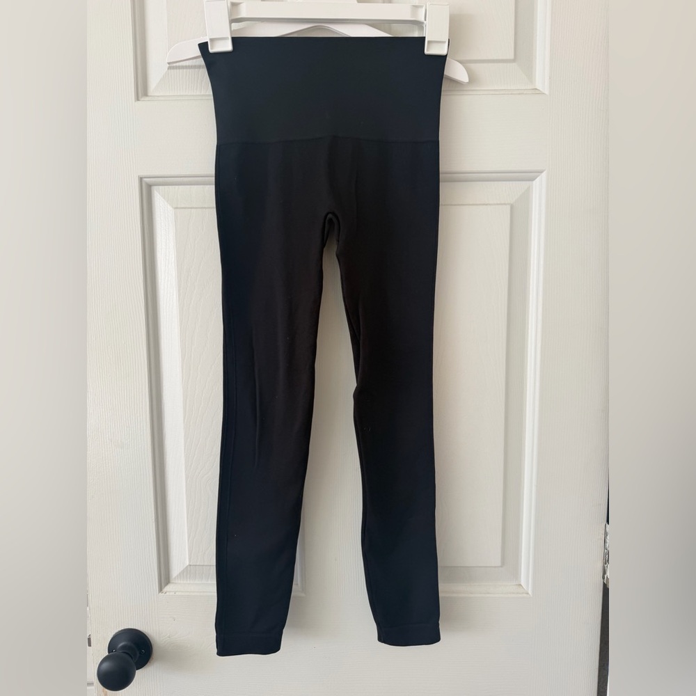 SPANX Black Seamless Shaping Leggings